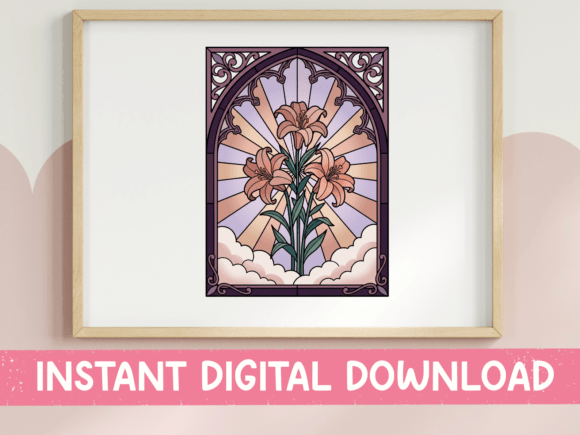 Easter Lily Art Deco Stained Glass Print: A Designer’s Honest Review