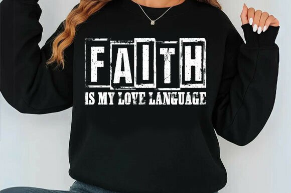 Embroidery Design Review: Faith Is My Love Language SVG PNG