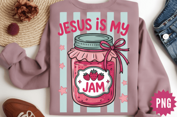 Jesus Is My Jam PNG Sublimation Design Review