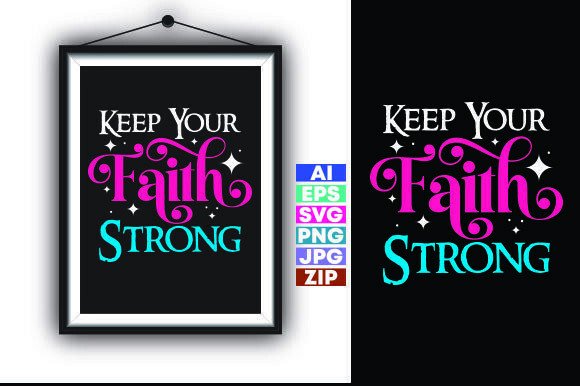 Reviewing the Embroidery Design: Keep Your Faith Strong