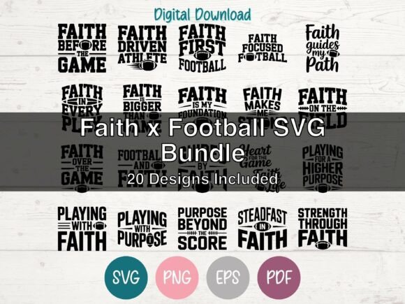 Reviewing the Faith X Football SVG Bundle for Real Projects