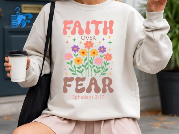 Using Faith over Fear Ephesians 3 17 SVG in Real Projects