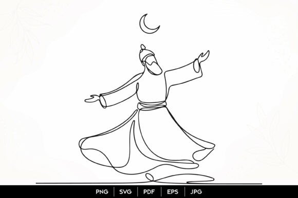 Whirling Dervish Crescent Moon SVG Review: Practical Design Insights